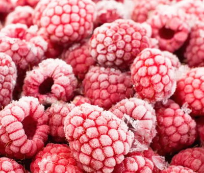 Frambuesas Congeladas IQF Bolsa de 1 kg