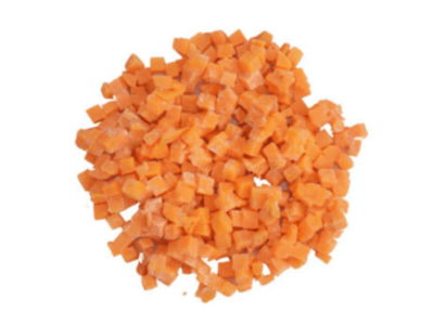 Batata Cubeteada Congelada IQF Bolsa de 1 kg.