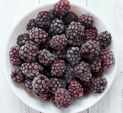 Mora Congelada IQF Bolsa de 1 kg.