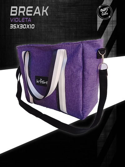 Tote melange violeta