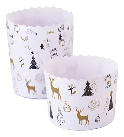 Moldes Para Pan Dulce Navidad 1/2 y 1/4 