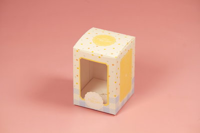 Caja Exhibidora Huevo de Pascua “Pastel Bunny” – 10x10x14 cm