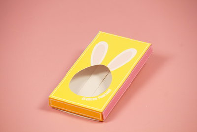 Caja Tableta de Chocolate “Sweet Joy” con visor amplio – 16x8x1,5 cm