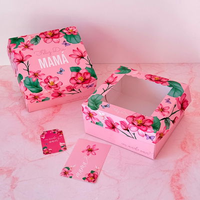 Feliz dia MAMA 20X20X10 Con Visor