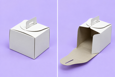 Caja Minitorta | Maletín	12x12x11 