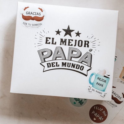  "MEJOR PAPA DEL MUNDO" - 24X21X6.5