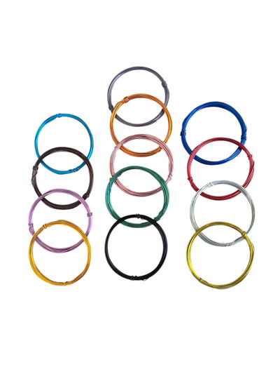 Alambre dulce 1 mm x rollo de aprox 4metros. Variedad de colores