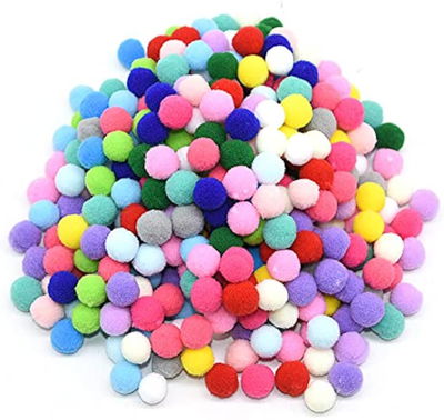 Pompón sintético x 100un