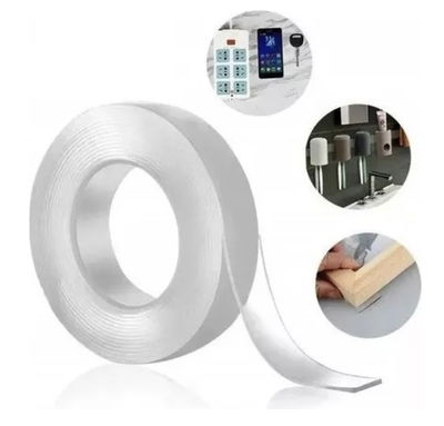 Cinta silicona bifaz 10ml x 1 metro