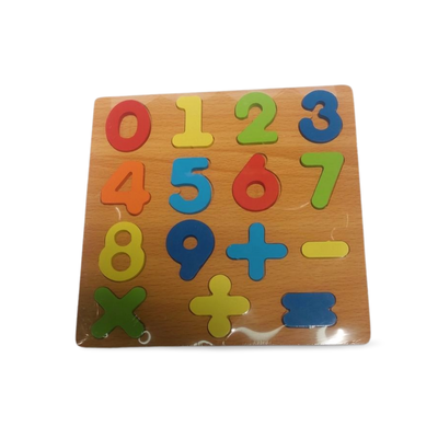 Juego Didáctico de Encastre: Números y Cantidades – Aprendizaje Temprano y Motricidad Fina