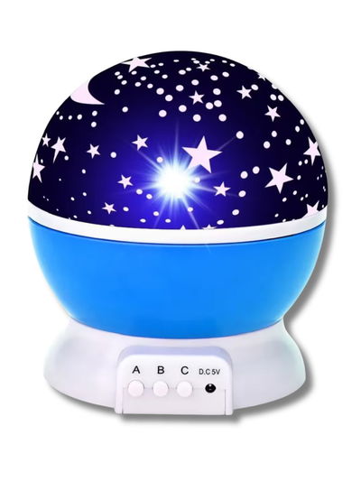 Proyector de Luz Nocturna 'Cielo Mágico' (Luna y Estrellas)