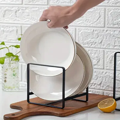 Organizador de cocina 2 piezas compacto metalico