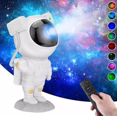 Proyector Led Astronauta Galaxia Estrellas Luz 