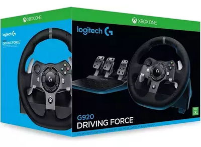 Volante Logitech G920 Pedalera + Shifter H Forced Feedback
