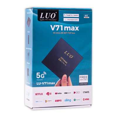 Tvbox Luo V71 Max 4K 8gb Android TV