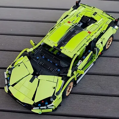 Auto Armable 1860 Piezas ABS Ensamble Hobbie