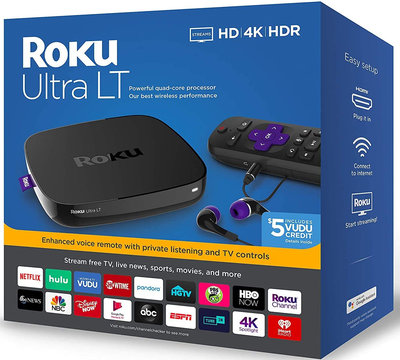 Tvstick Roku Ultra LT 4662 4K 100gb Roku OS