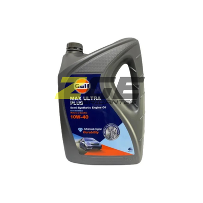Aceite Gulf semi-sintético 10W-40 Max Ultra Plus para auto/camioneta x 4L