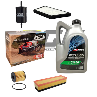 Kit Service Peugeot 207 1.4 Compact + Aceite Puma 10w40