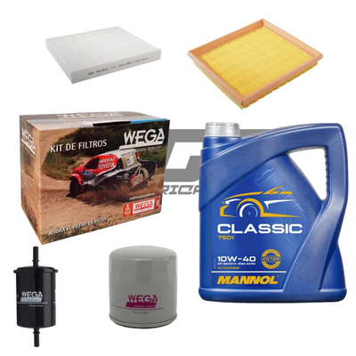 Kit Service Gol Trend/Fox/Suran MSI 1.6 16V Nafta + Aceite Mannol 10w40