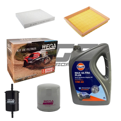 Kit Service Gol Trend/Fox/Suran MSI 1.6 16V Nafta + Aceite Gulf 10w40