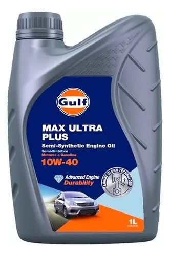 Aceite para motor GULF semi-sintético 10W-40 para auto/camioneta de 1 unidad x 1L 