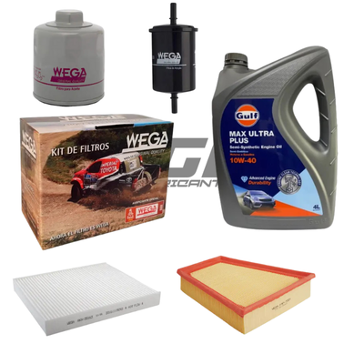 Kit Service Gol Trend/Fox/Suran 1.6 8V Nafta + Aceite Gulf 10w40