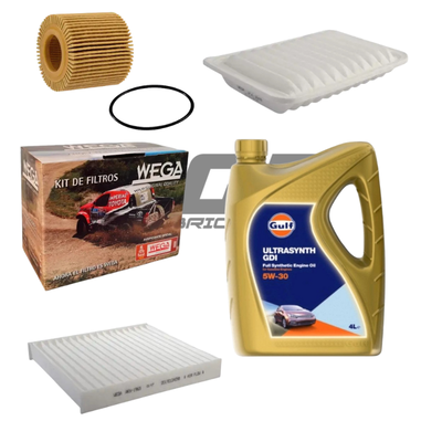 Kit Service Corolla 1.8 Nafta + Aceite Gulf 5w30