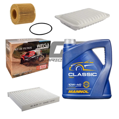 Kit Service Corolla 1.8 Nafta + Aceite Mannol 10w40 