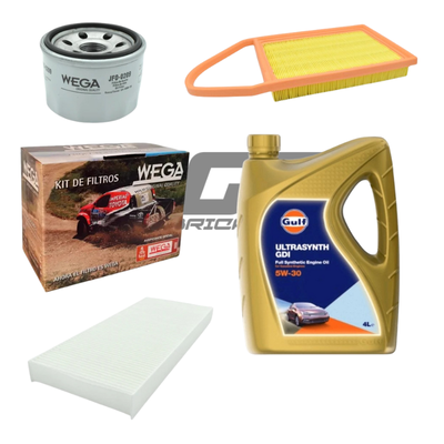 Kit Service Filtros Etios 1.5 Nafta + Aceite Gulf