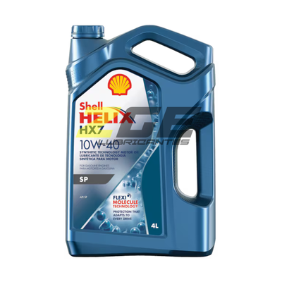 Aceite Shell Helix 100% sintetico 10W-40 para auto/camioneta de 1 unidad x 4L 