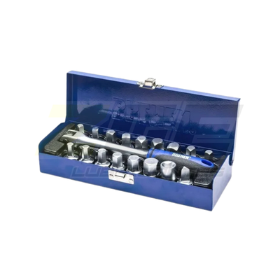 Kit Extractor Tapones Carter Bremen 18 Pz Manija Fuerza 3/8 Cod. 6727