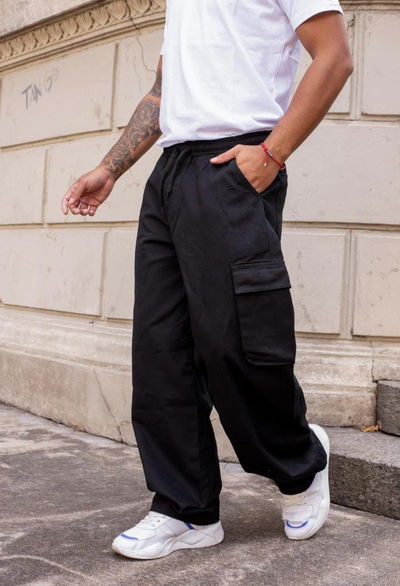 Baggy Cargo Negro.ny