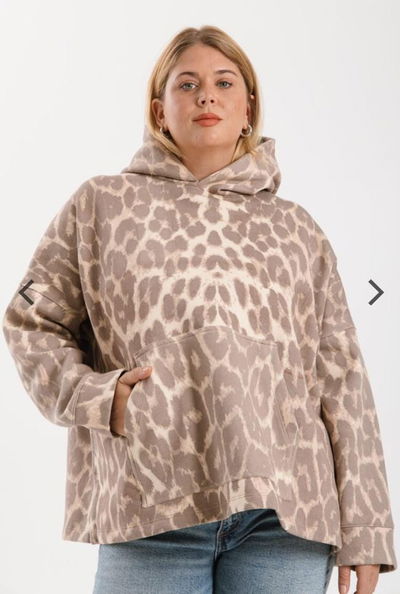 Buzo Canguro Print Oversize Va