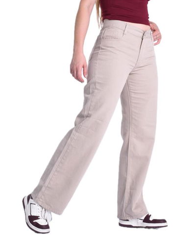 Wide Leg rigido beige 