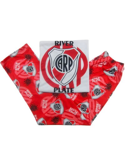 Pijama Hombre RIVER ROJO