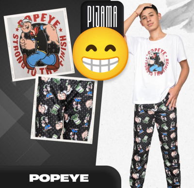 Pijama Hombre Popeye M/C