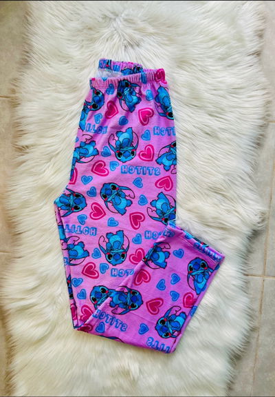 Pantalon Stich Rosa Plush