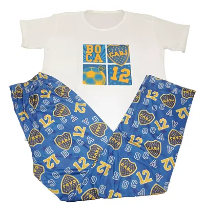 Pijama Hombre Boca la 12 M/C