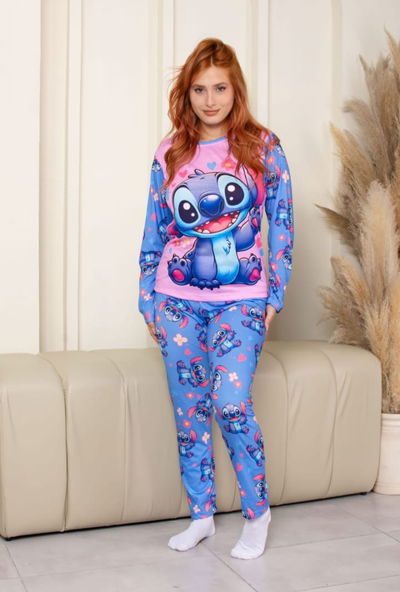 Pijama Stich Lila Talle 2 3 y 4