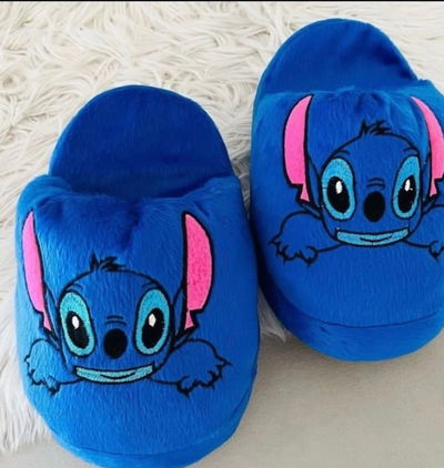 Pantuflon Stich azul