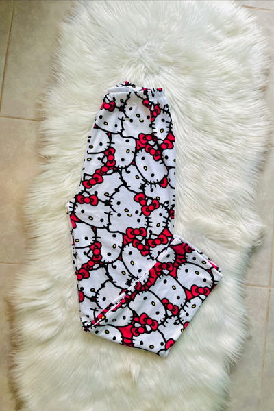 Pantalon Kitty Blanco Plush