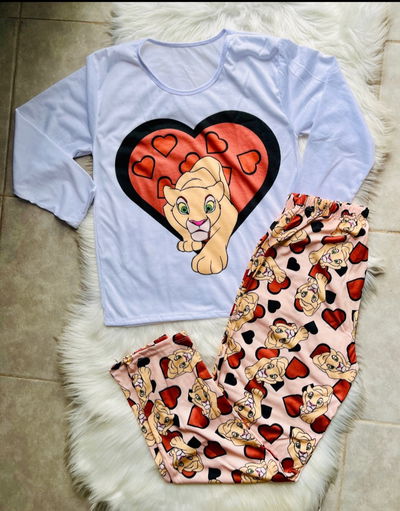 Pijamas León Talle 2 3 y 4
