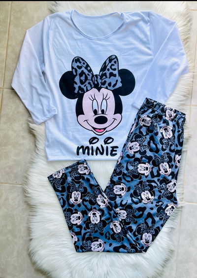 Pijamas Minnie Talle 2 3 y 4