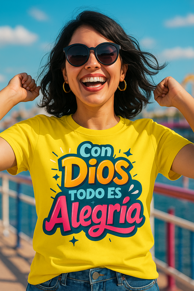 Remeras Dama Frases de Dios 25%dcto