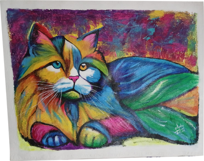 Sekhmet en Reposo Obra Original