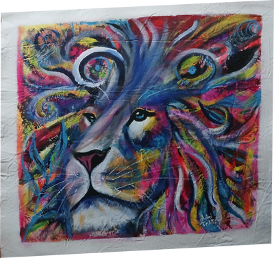 Okeanós: el León del Agua Obra Original 