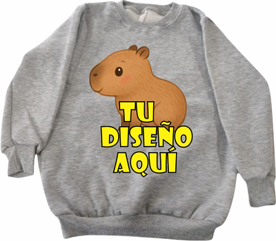 Buzo Infantil cuello redondo personalizado – Algodón peinado