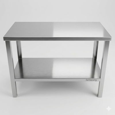 Mesa con estante sin zocalo 