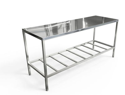 Mesa con rejilla sin zocalo 